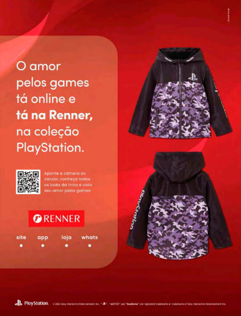 Propaganda Renner - Revista PlayStation 293 - 2022