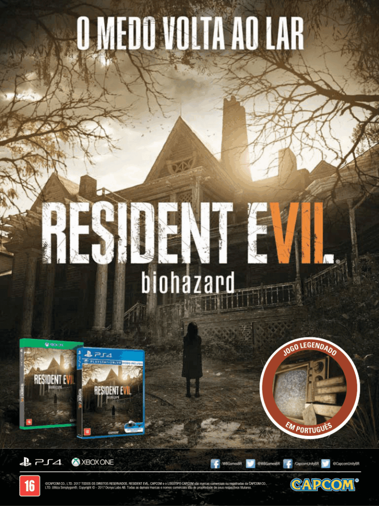 Propaganda Resident Evil 7 - Game Informer 05 - 2017