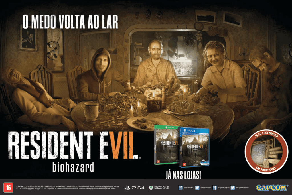 Propaganda Resident Evil 7 - Game Informer 06 - 2017