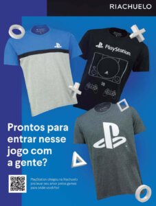 Propaganda Riachuelo - PlayStation 284 - 2021