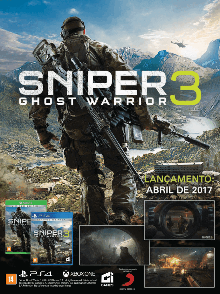 Propaganda Sniper 3 Ghost Warrior - PlayStation 229 - 2017