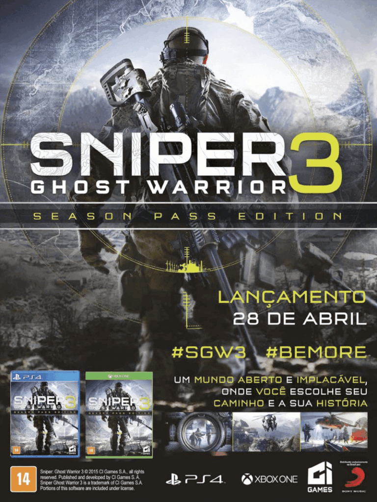 Propaganda Sniper 3 Ghost Warrior - PlayStation 231 - 2017