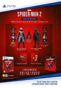 Propaganda Spider-Man 2 - Revista PlayStation 304 - 2023