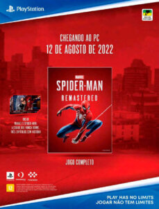 Propaganda Spider-Man Remastered PC - Revista PlayStation 295 - 2022