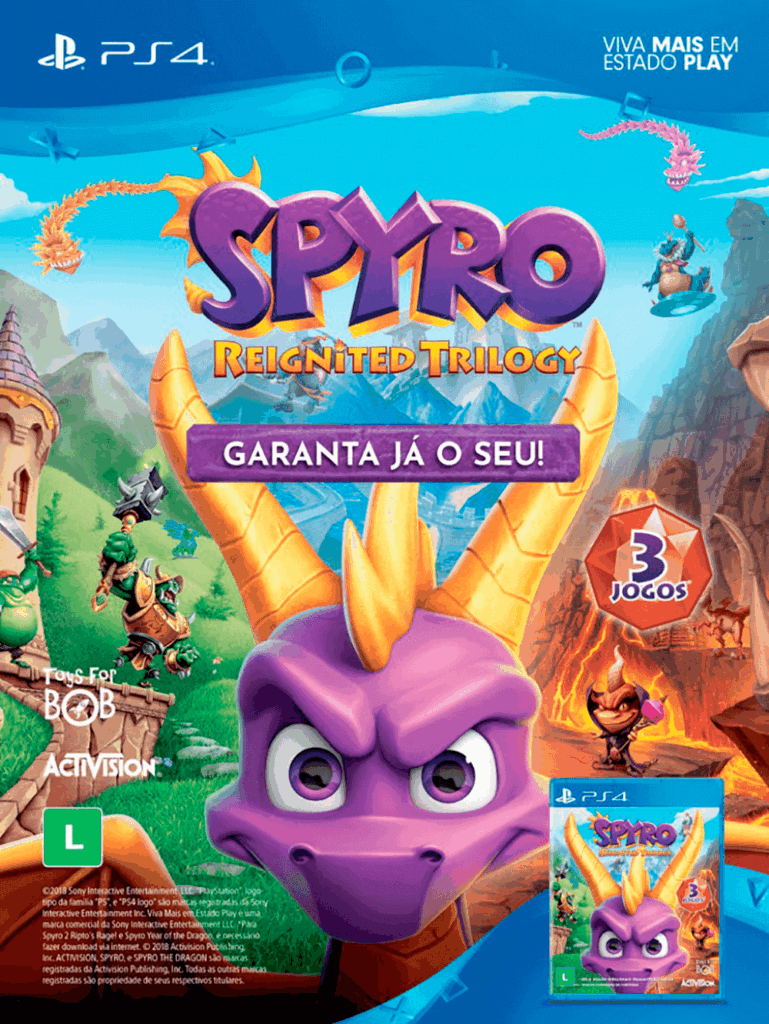 Propaganda Spyro Reignited Trilogy - PlayStation 256 - 2019
