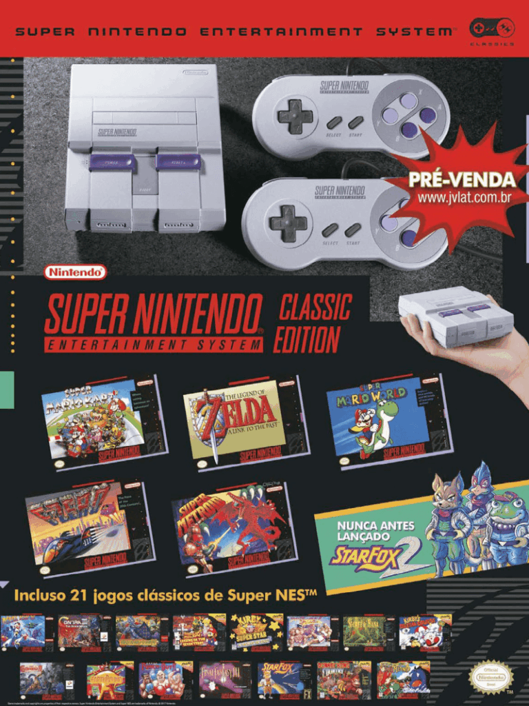 Propaganda Super Nintendo Classic Edition - Game Informer 13 - 2017