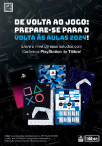 Propaganda Tilibra - Revista PlayStation 306 - 2023