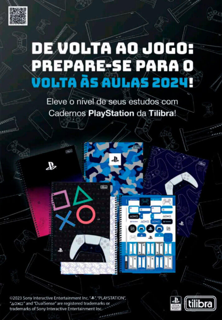 Propaganda Tilibra - Revista PlayStation 306 - 2023