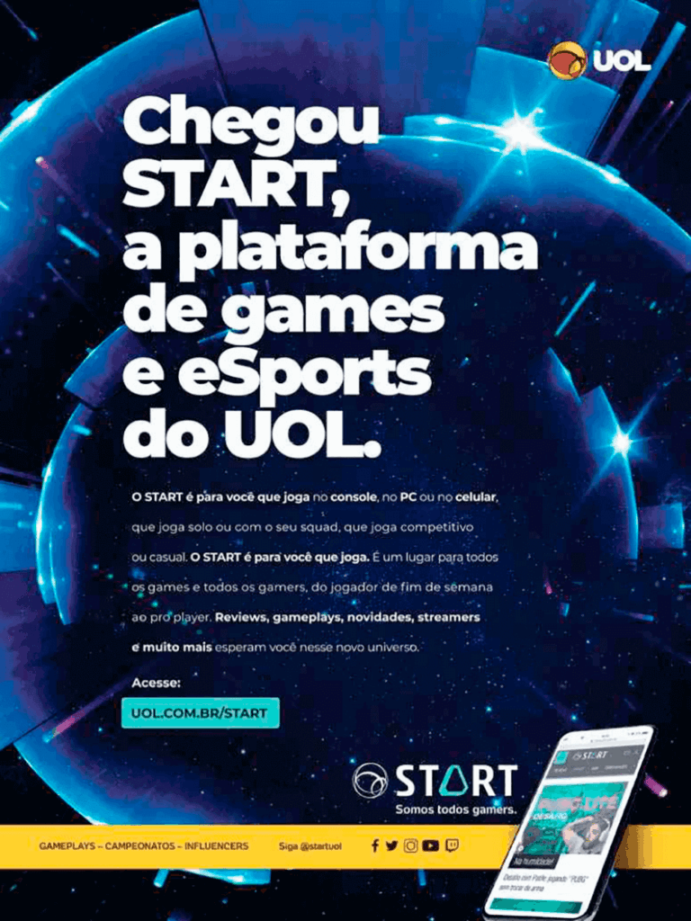 Propaganda UOL START - Xbox 158 - 2019