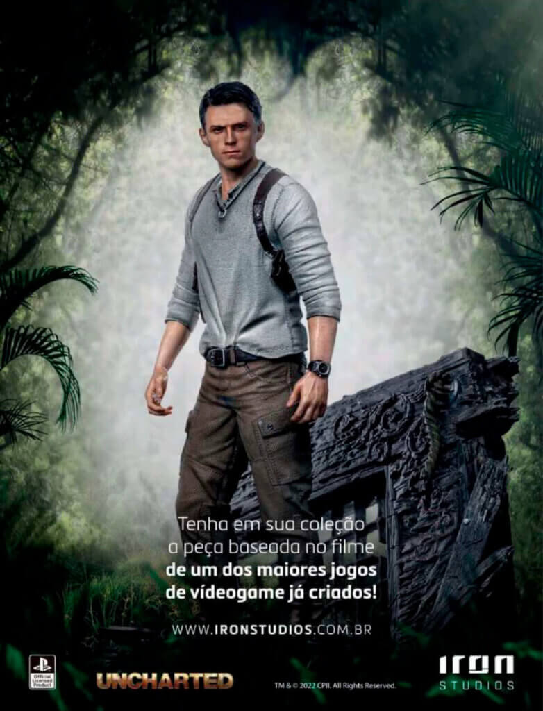 Propaganda Uncharted (Iron Studios) - Revista PlayStation 290 - 2022