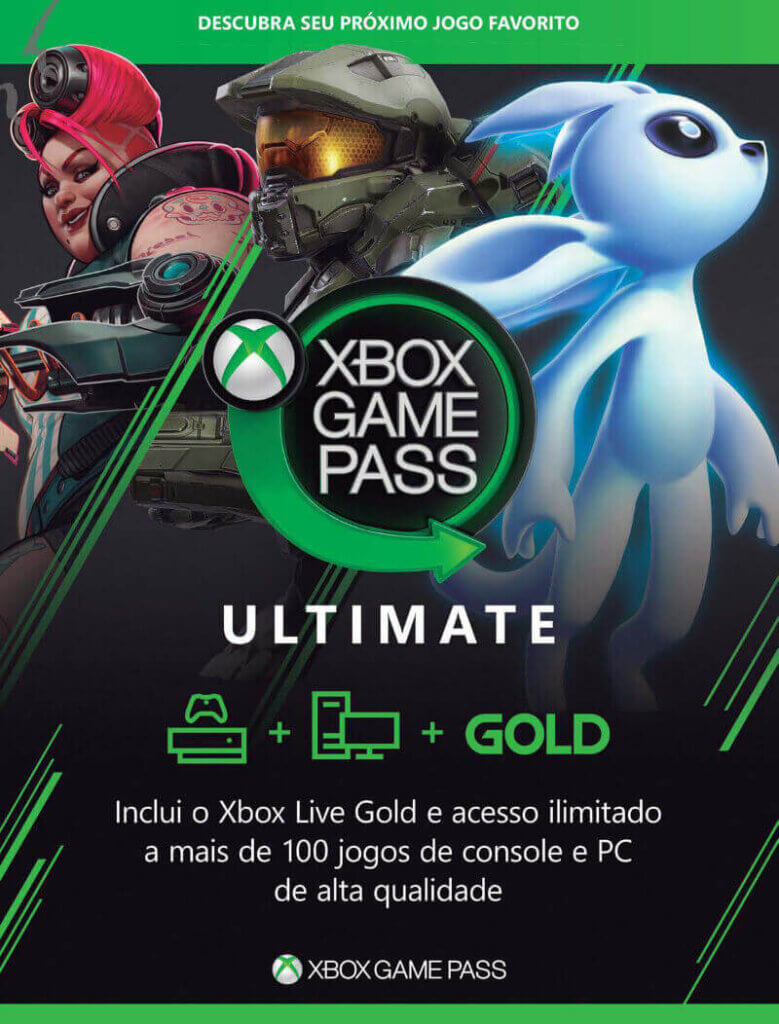 Propaganda Xbox Game Pass Ultimate - Xbox 167 - 2020