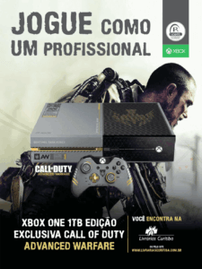 Propaganda Xbox One Edição Exclusiva Call of Duty - Revista Oficial Xbox 130 - 2017