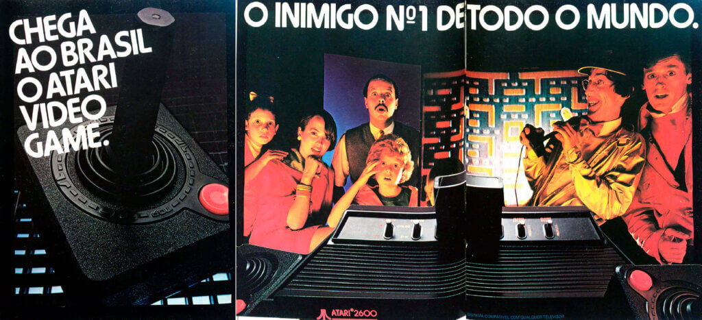 Propaganda Atari - Revista Video News - 1983