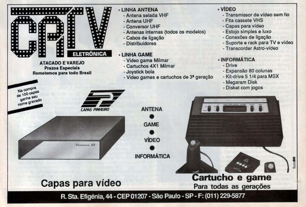Propaganda CATV - Revista Video News 94 - 1990