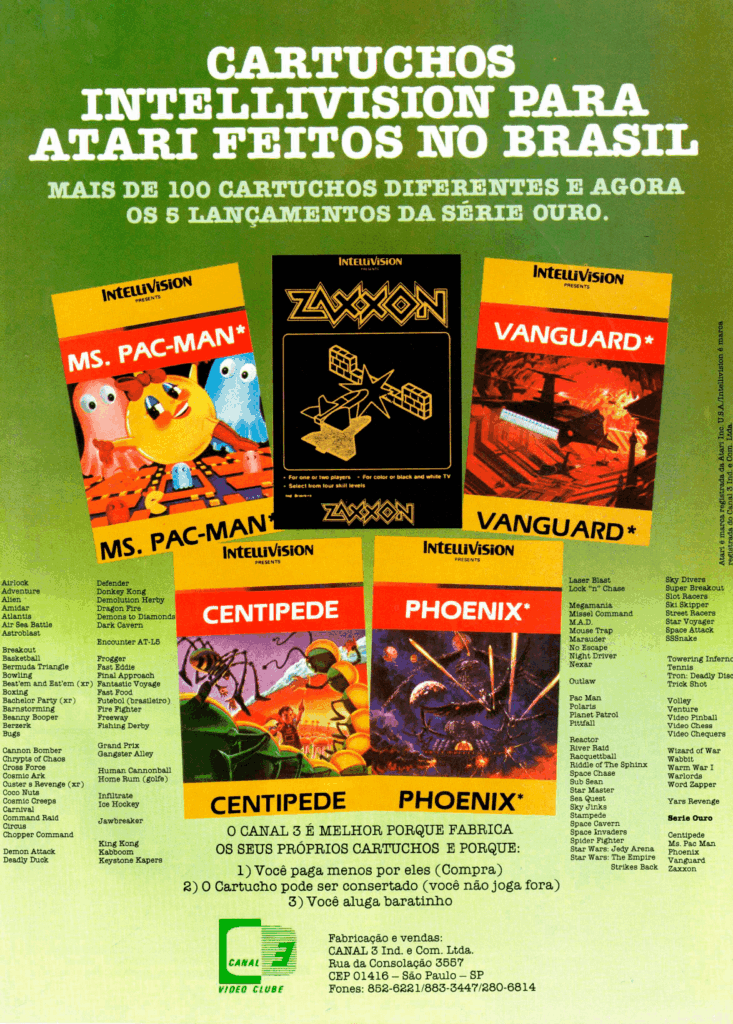 Propaganda Canal 3 - Revista Video News 13 - 1983