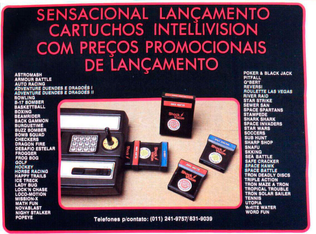 Cartuchos Intellivision - Revista Video News 1985