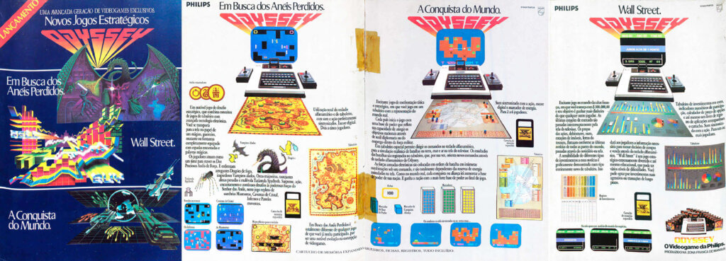 Propaganda Lançamentos Odyssey - Revista Video News - 1983