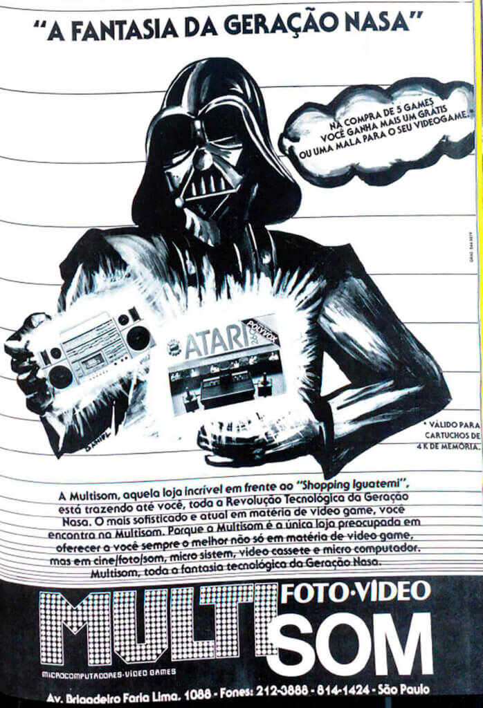 Propaganda Multisom - Revista Video News - 1983