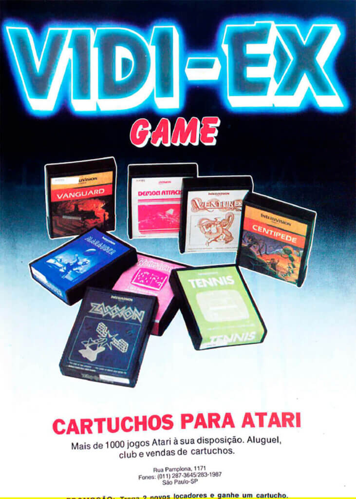 Propaganda Vidi-Ex - Revista Video News - 1984