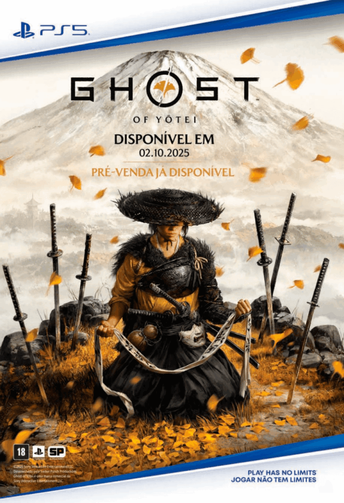 Propaganda Ghost of Yōtei - Revista PlayStation 313 - 2025