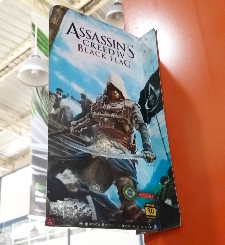 Propaganda Assassin's Creed IV Black Flag - Santa Ifigênia - 2017