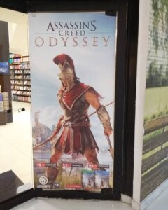 Propaganda Assassin's Creed Odyssey - Saraiva - 2018