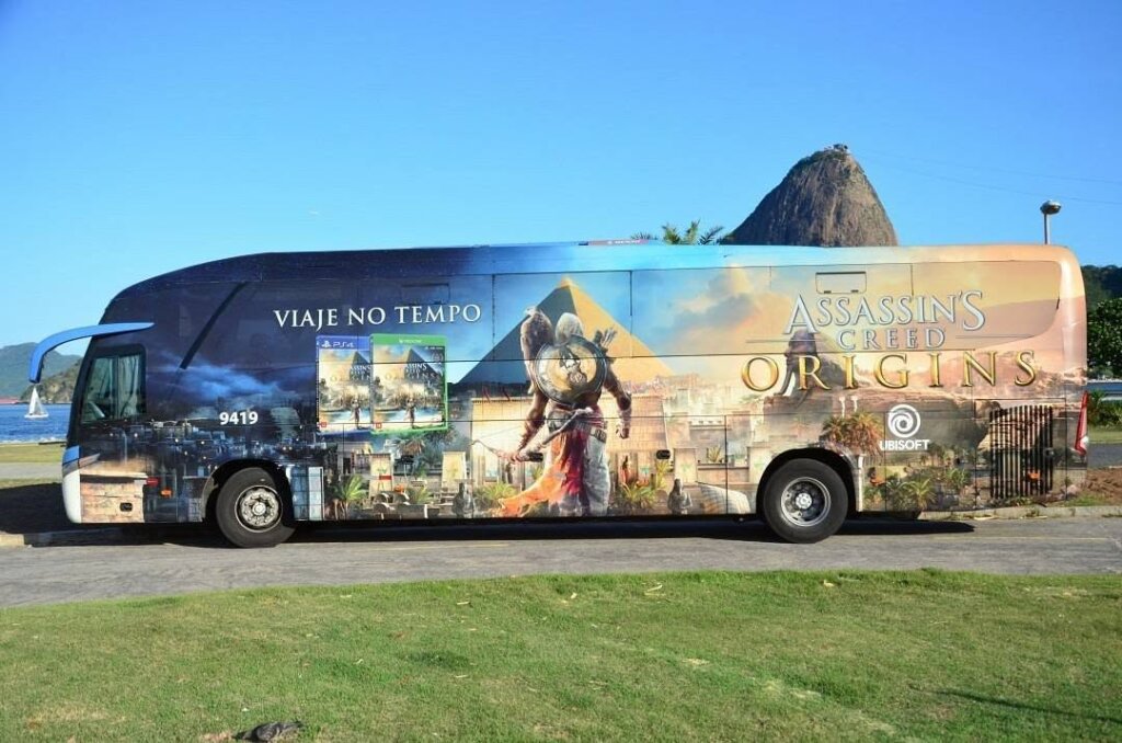 Propaganda Assassin's Creed Origins (@ubisoftbrasil) - Rio de Janeiro - 2017