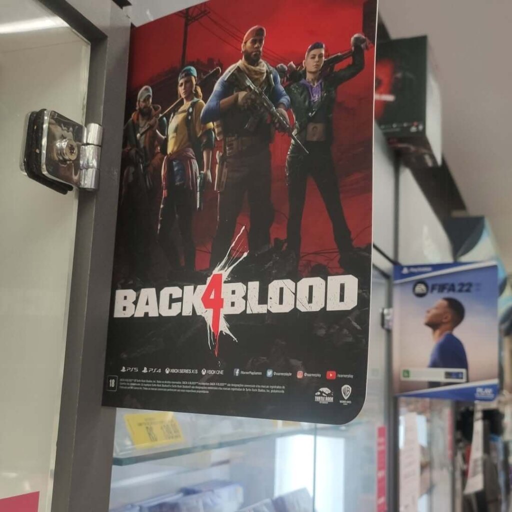 Propaganda Back 4 Blood - Americanas - 2021