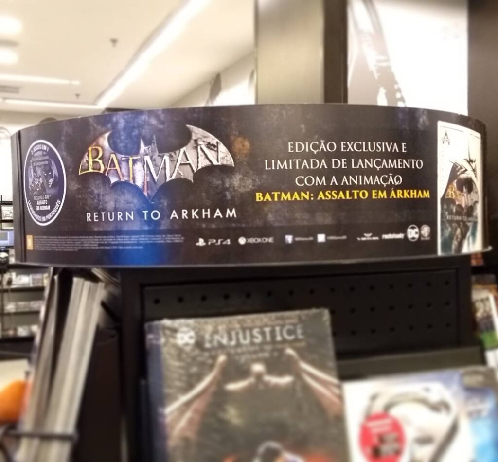 Propaganda Batman Return to Arkham - Saraiva - 2017