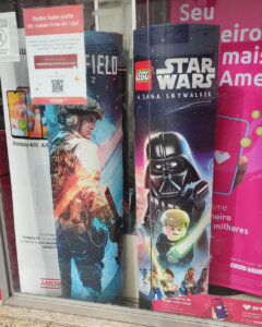 Propaganda Battlefield 2042 e LEGO Star Wars A Saga Skywalker - Americanas - 2022