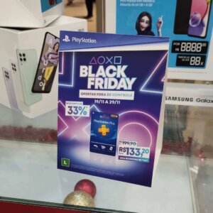 Propaganda Black Friday PlayStation - Americanas - 2021