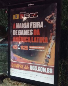 Propaganda Brasil Game Show - Otima OOH (São Paulo) - 2022
