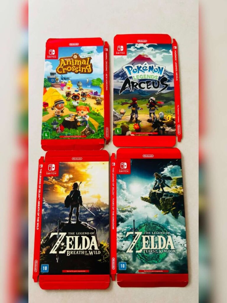 Propaganda Caixas Jogos Nintendo Switch - @galdius_ - 2023
