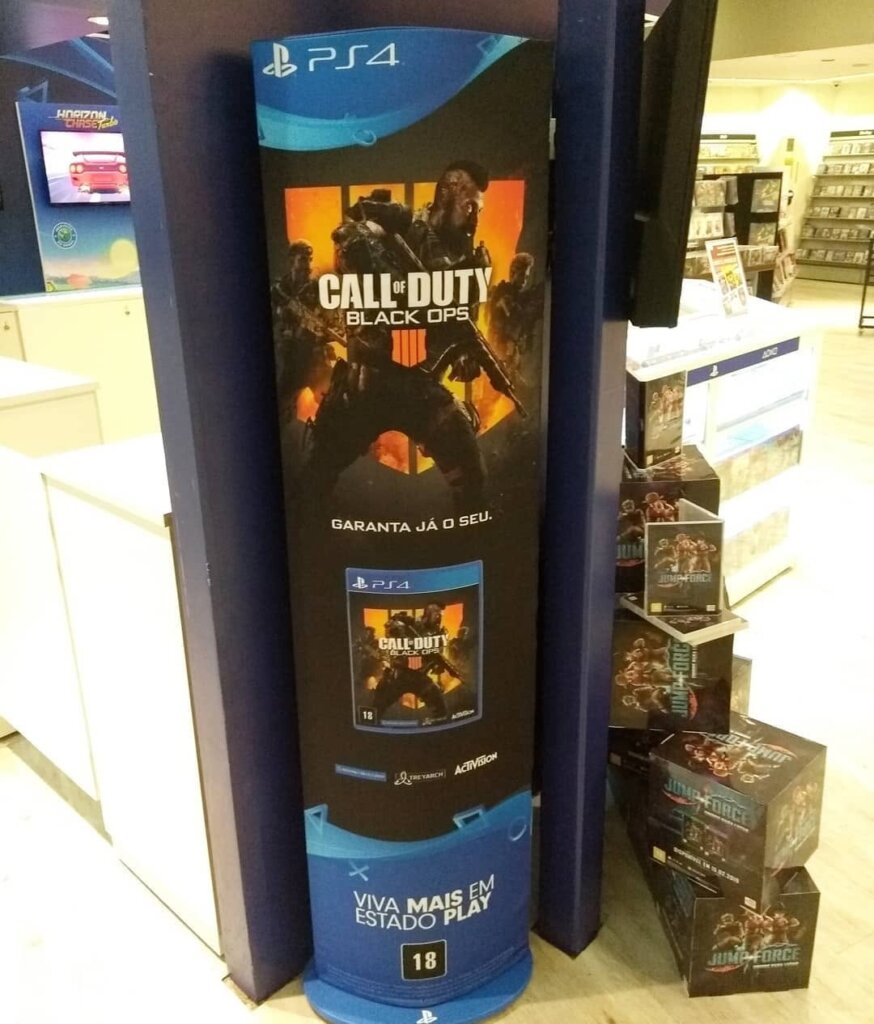 Propaganda Call of Duty Black Ops 4 - Saraiva - 2018