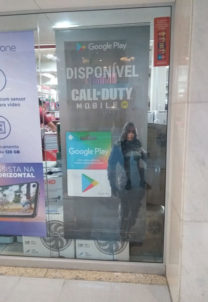 Propaganda Call of Duty Mobile (Google Play) - Lojas Americanas - 2020