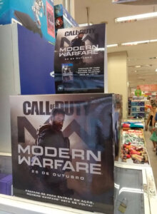 Propaganda Call of Duty Modern Warfare - Lojas Americanas - 2019