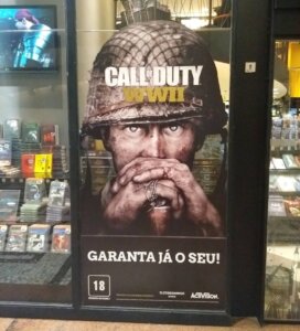 Propaganda Call of Duty WWII - Geek.etc.br - 2017