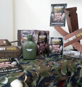 Propaganda Call of Duty WWII - São Paulo (@felipedecastro.r) - 2018