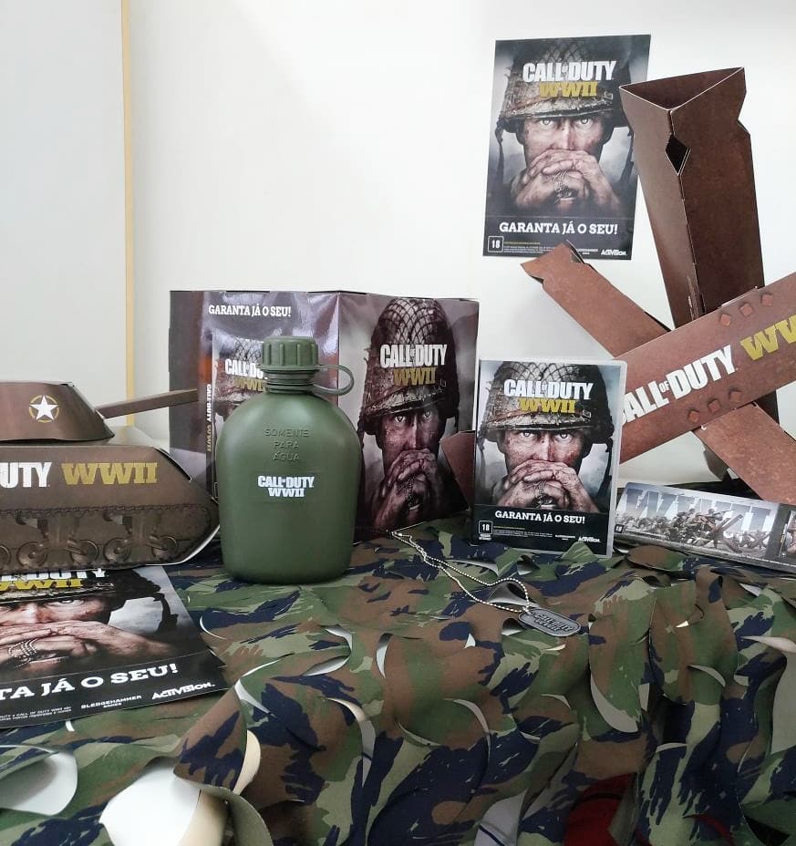 Propaganda Call of Duty WWII - São Paulo (@felipedecastro.r) - 2018