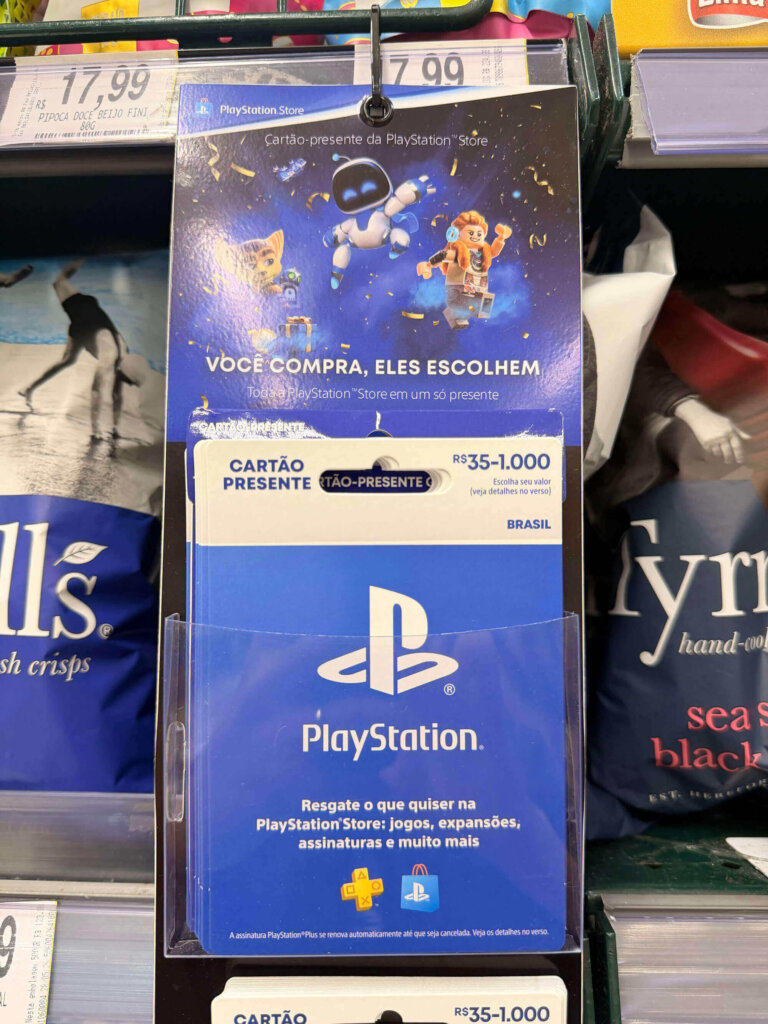 Propaganda Cartão Presente PlayStation - Jacareí (SP) - 2025
