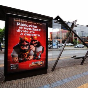 Propaganda Clash Royale (@otimaooh) - São Paulo - 2017