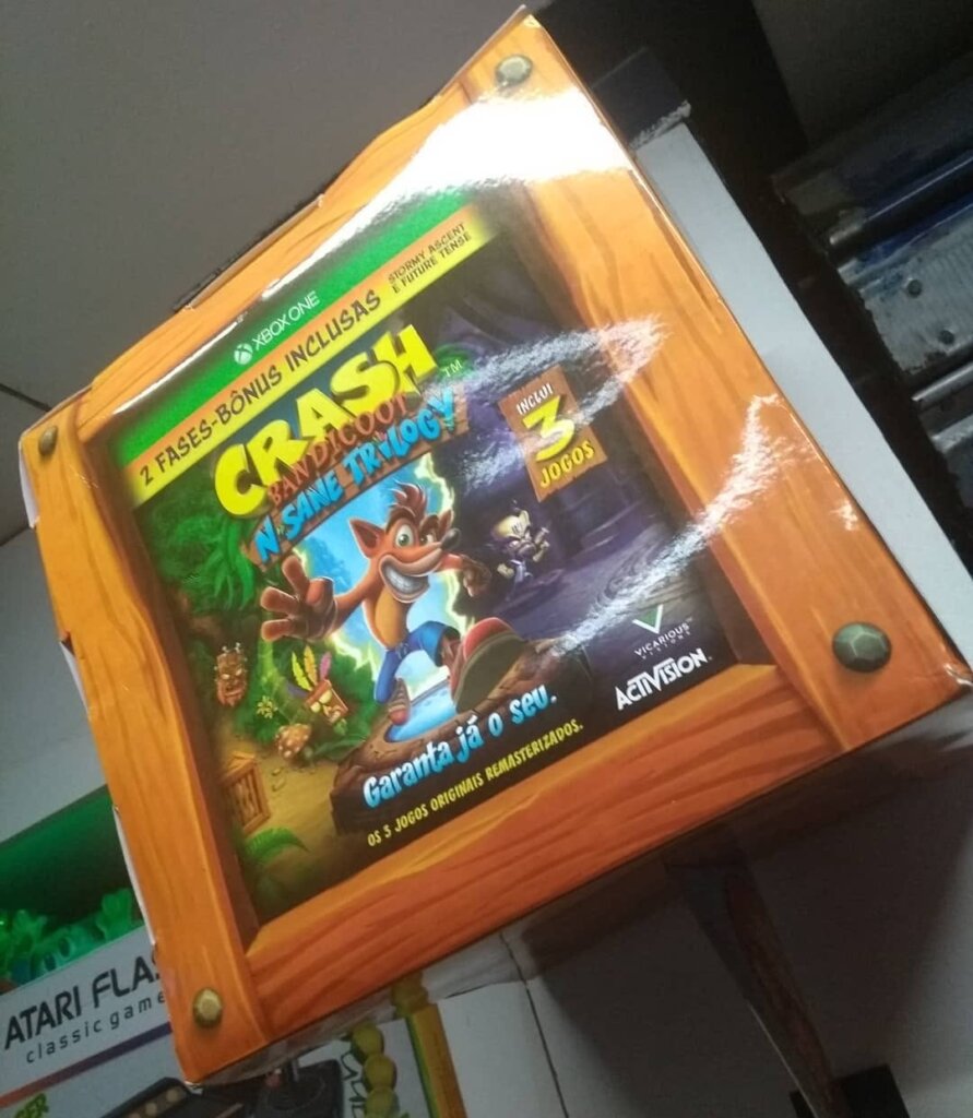 Propaganda Crash Bandicoot N. Sane Trilogy - São Paulo - 2018