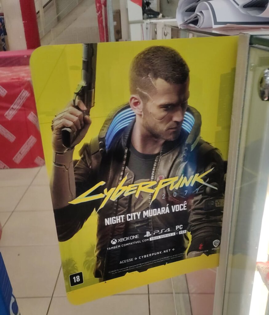 Propaganda Cyberpunk 2077 - Americanas - 2021