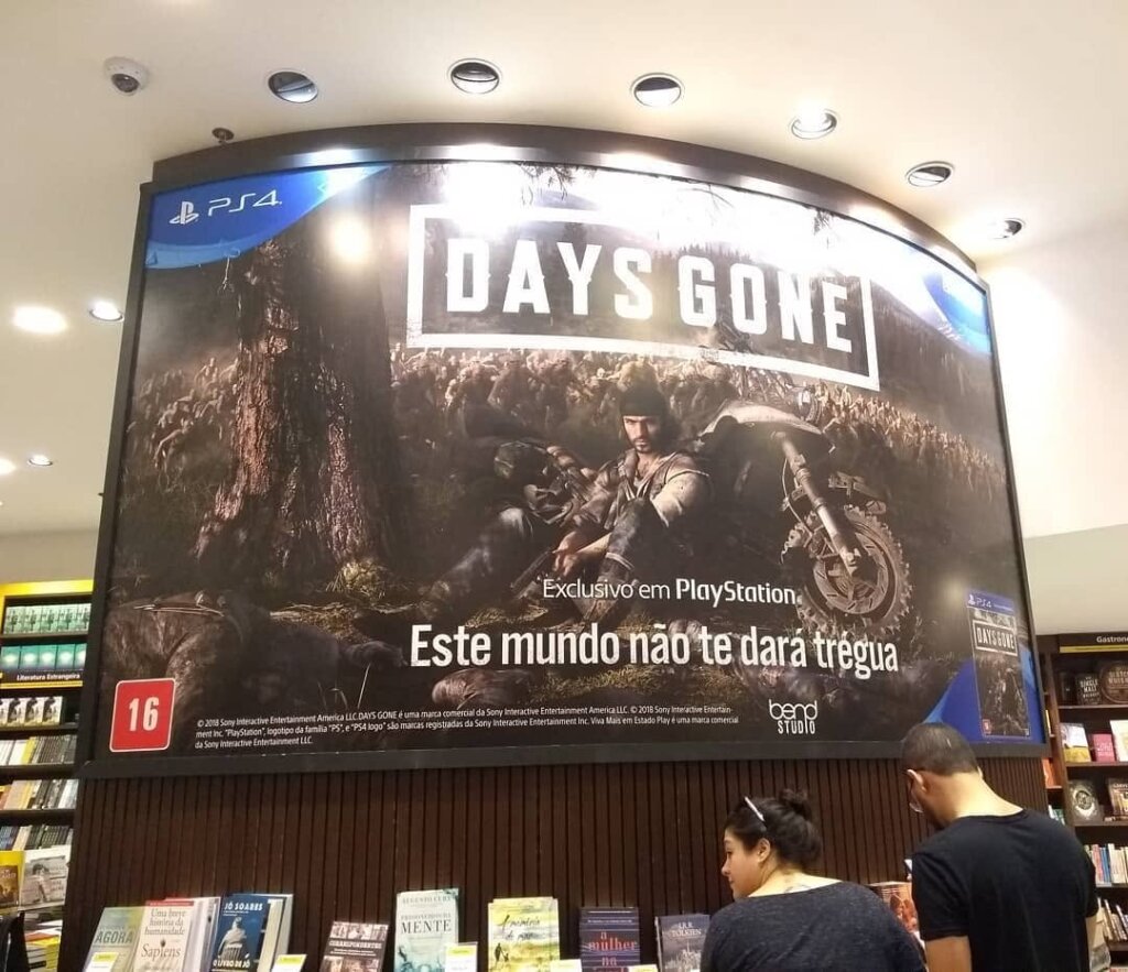 Propaganda Days Gone - Saraiva - 2019