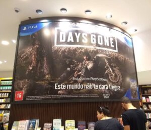 Propaganda Days Gone - Saraiva - 2019