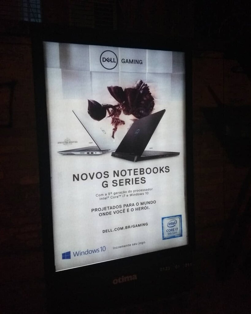 Propaganda Dell Gaming - São Paulo (Otima OOH) - 2019