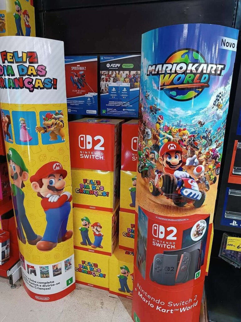 Propaganda Dia das Crianças Nintendo e Mario Kart World - Carrefour (@nogamenohappy) - 2025