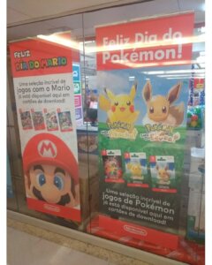 Propaganda Dia do Mario e Dia do Pokémon - Lojas Americanas - 2019