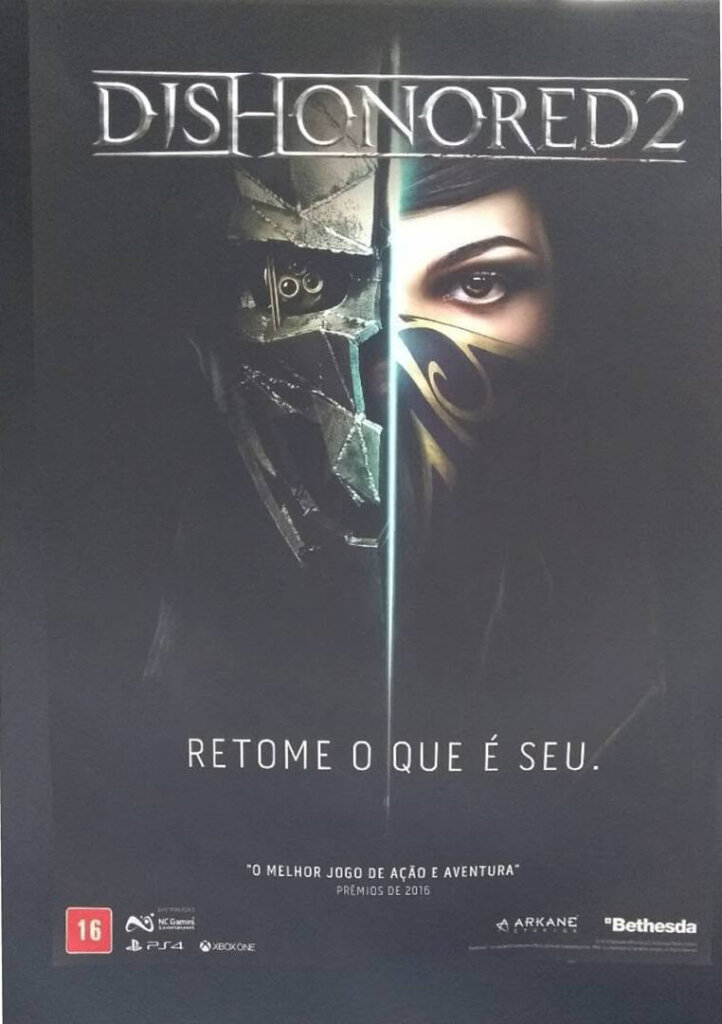 Propaganda Dishonored 2 - Santa Ifigênia - 2017