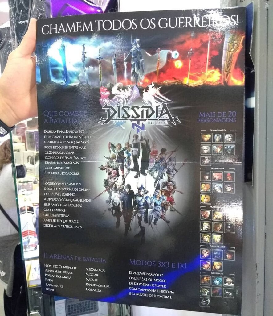 Propaganda Dissidia NT - Santa Ifigênia - 2018